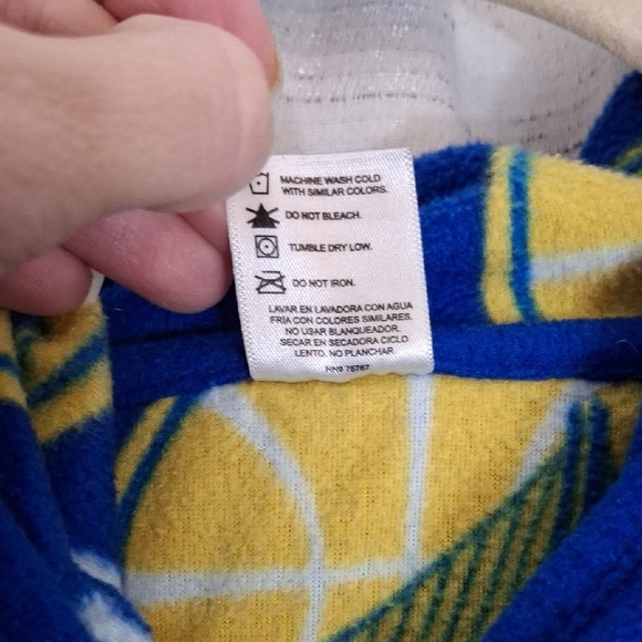 Golden State Warriors Womens Small Fleece Blue Hoodie - Picture 3 of 4